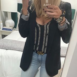 LAGENCE SILK PATTERN BLOUSE